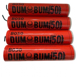 Петарды "ДУМ БУМ 50" 25 грамм 4 штуки